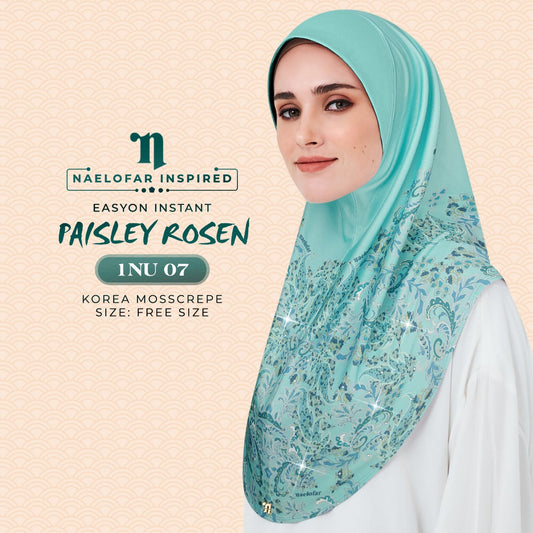 Naelofar Printed Instant Rosen Paisley Collection