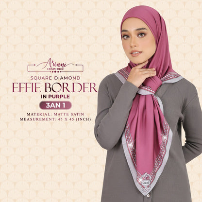 Ariani Effie Border Diamond SQ Collection