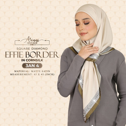 Ariani Effie Border Diamond SQ Collection