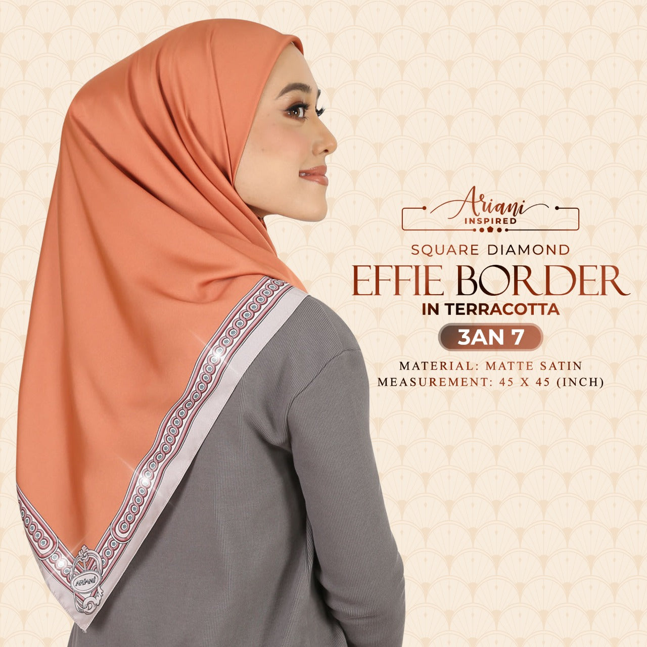 Ariani Effie Border Diamond SQ Collection