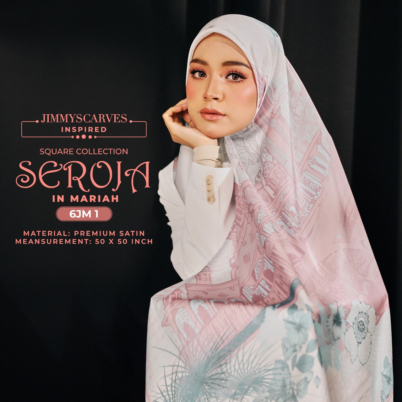 Jimmy Scarves Seroja Merdeka SQ Collection