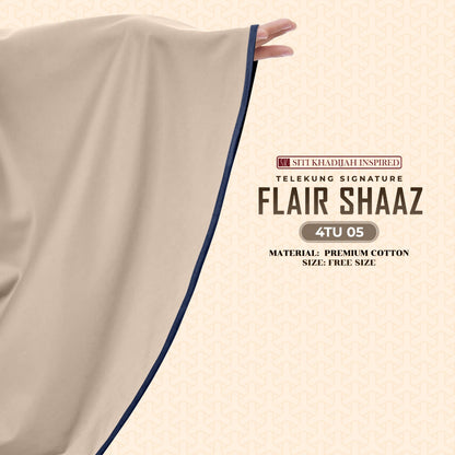 Telekung Siti Khadijah Inspired Signature Flair Shaaz - FREE Woven bag