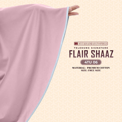 Telekung Siti Khadijah Inspired Signature Flair Shaaz - FREE Woven bag