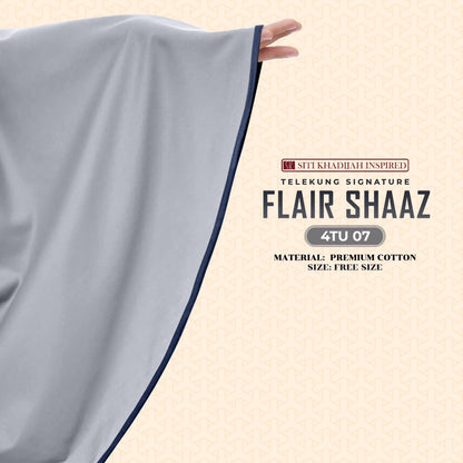 Telekung Siti Khadijah Inspired Signature Flair Shaaz - FREE Woven bag