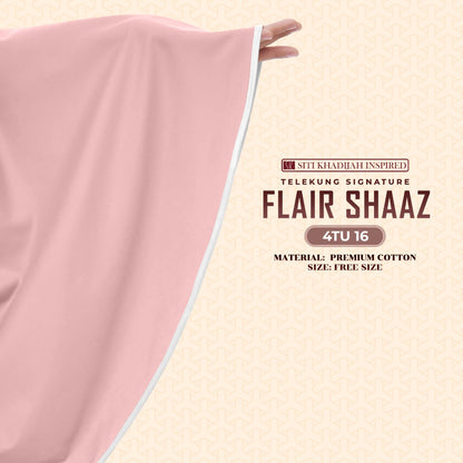 Telekung Siti Khadijah Inspired Signature Flair Shaaz - FREE Woven bag