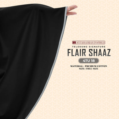 Telekung Siti Khadijah Inspired Signature Flair Shaaz - FREE Woven bag