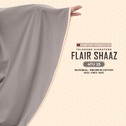 Telekung Siti Khadijah Inspired Signature Flair Shaaz - FREE Woven bag