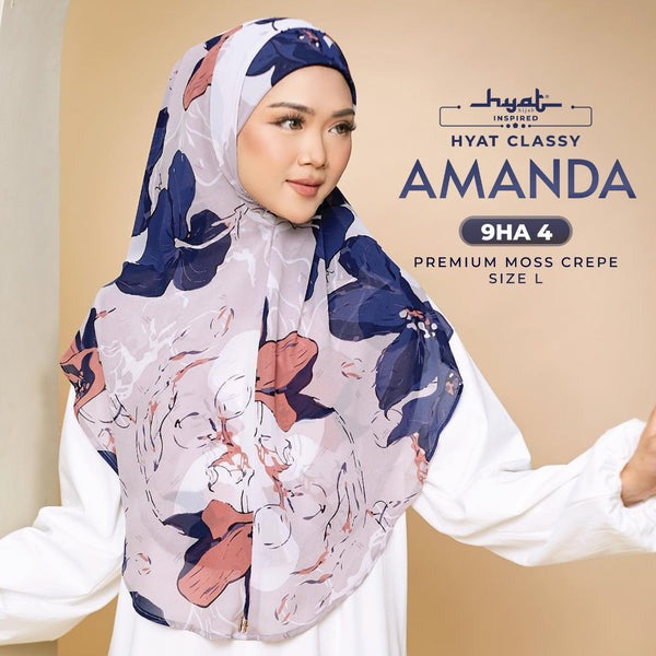 Hyat Hijab Inspired Mix Design Classy Instant Collection With Box
