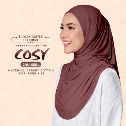 Tudung Ruffle COSY Instant Sarong