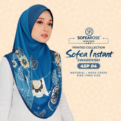 Sofearose Printed Instant Sarung Swarovski Collection