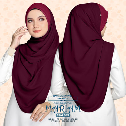 Jimmy Scarves Maryam Plain SQ Instant Collection