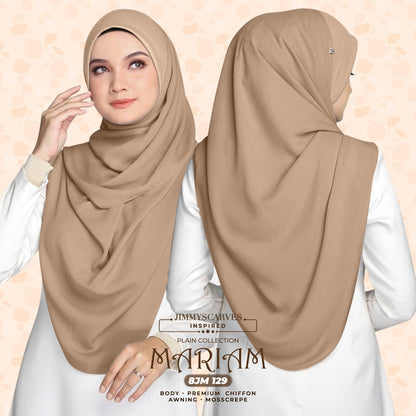 Jimmy Scarves Maryam Plain SQ Instant Collection