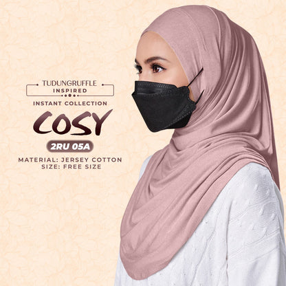 Tudung Ruffle COSY Instant Sarong