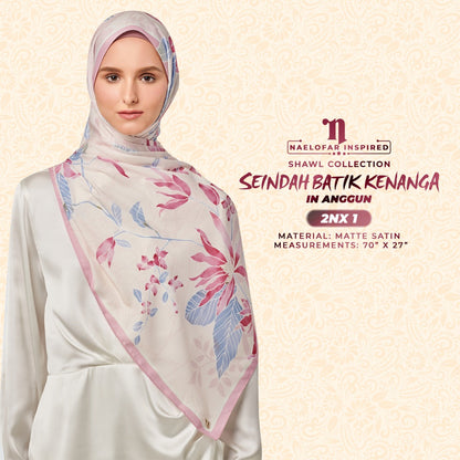 Naelofar Seindah Batik Kenanga Shawl Collection