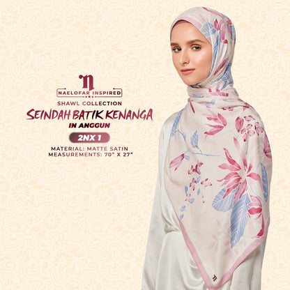 Naelofar Seindah Batik Kenanga Shawl Collection