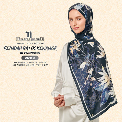 Naelofar Seindah Batik Kenanga Shawl Collection