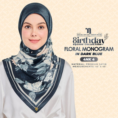 Naelofar The 8Irthday - Floral Monogram SQ Collection