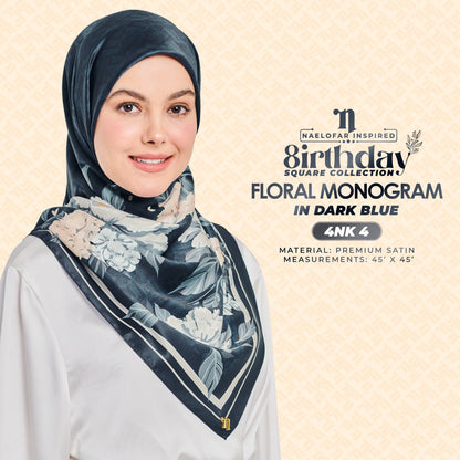 Naelofar The 8Irthday - Floral Monogram SQ Collection