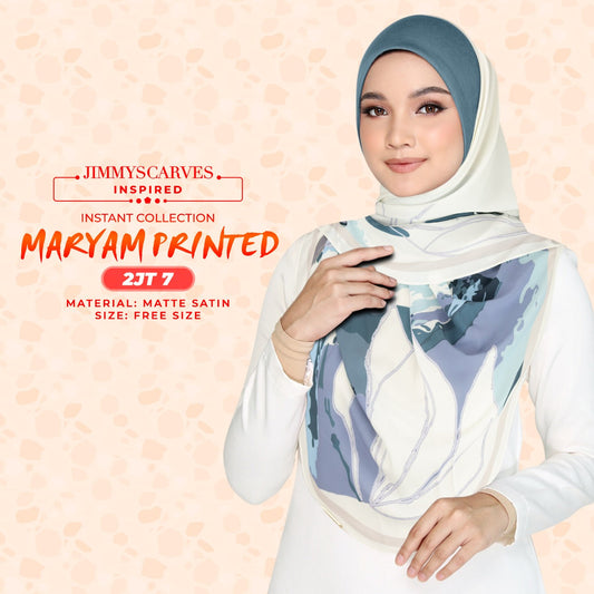 Jimmy Scarves Maryam Printed SQ Instant Collection