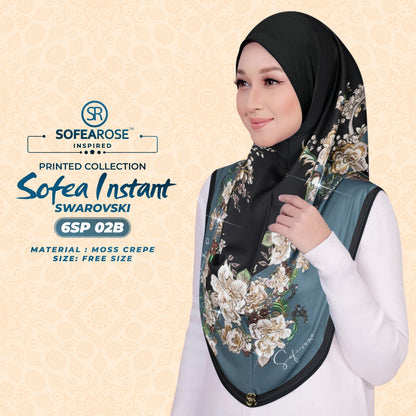 Sofearose Printed Instant Sarung Swarovski Collection