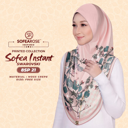 Sofearose Printed Instant Sarung Swarovski Collection