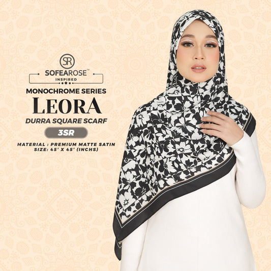 Sofearose Inspired Dura Monochrome Scarf SQ Collection