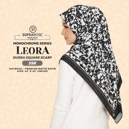 Sofearose Inspired Dura Monochrome Scarf SQ Collection