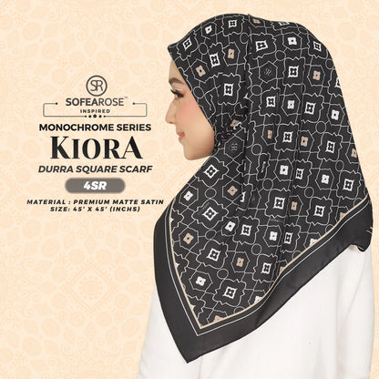 Sofearose Inspired Dura Monochrome Scarf SQ Collection