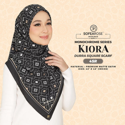 Sofearose Inspired Dura Monochrome Scarf SQ Collection