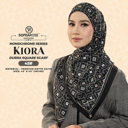 Sofearose Inspired Dura Monochrome Scarf SQ Collection