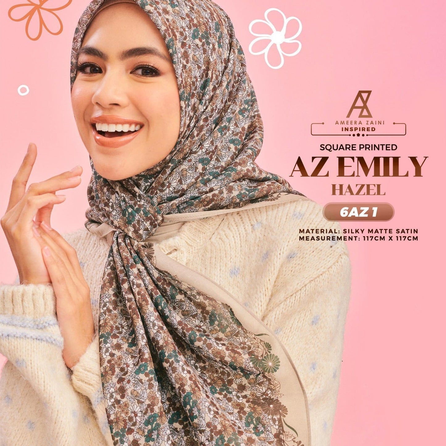 Ameera Zaini Inspired AZ EMILY SQ Collection