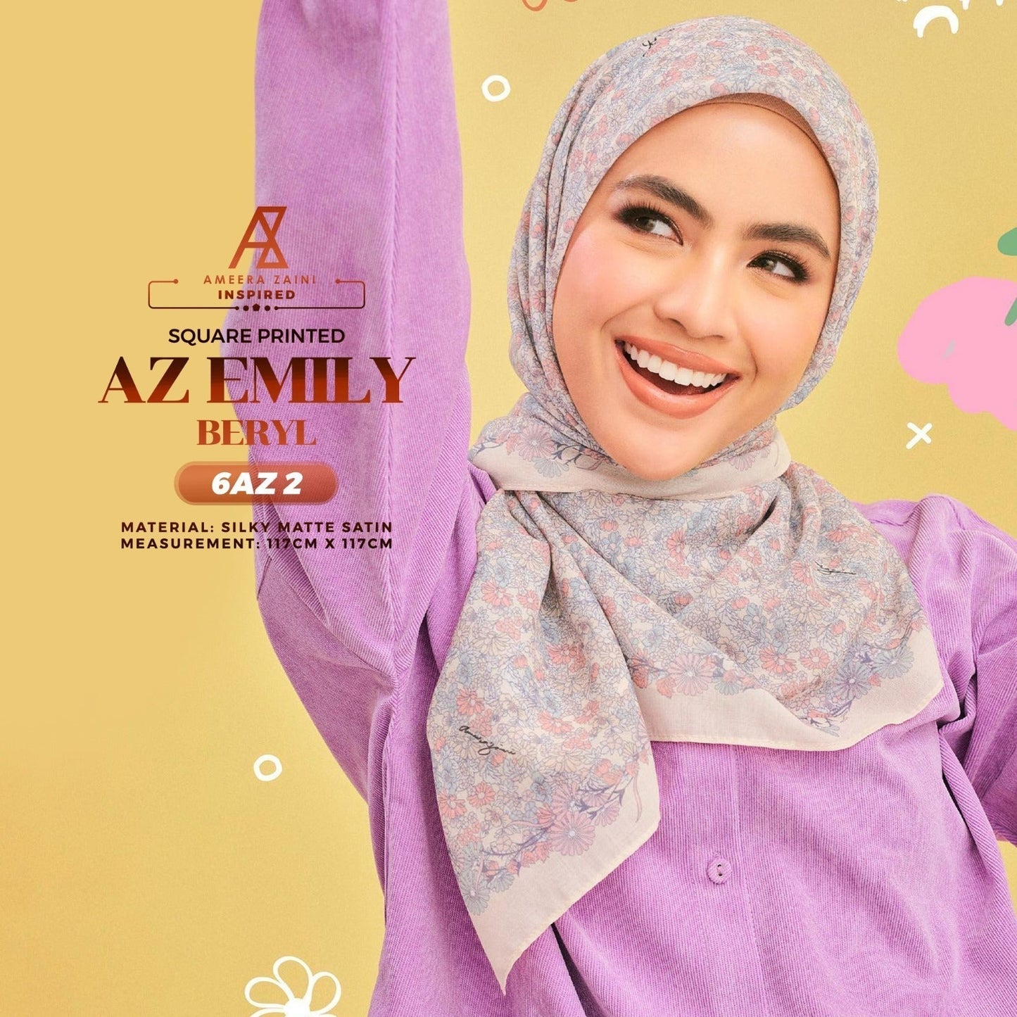 Ameera Zaini Inspired AZ EMILY SQ Collection