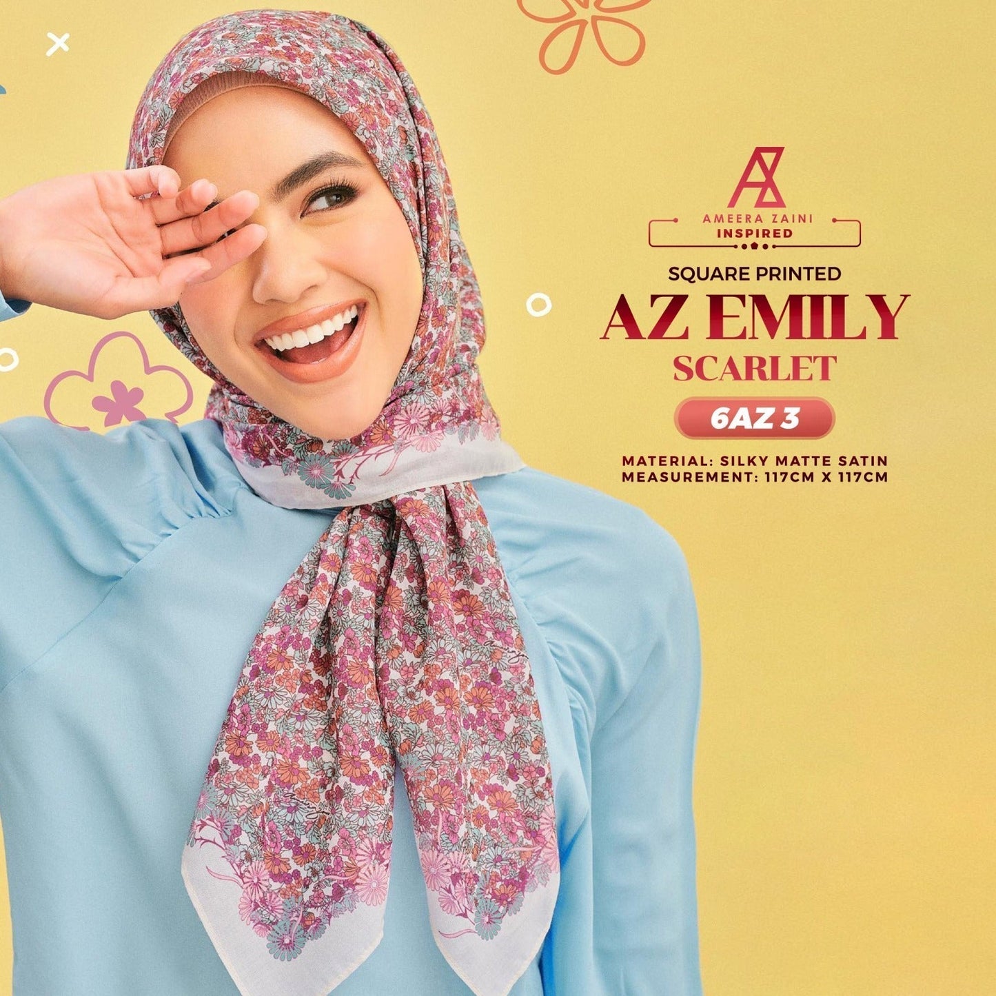 Ameera Zaini Inspired AZ EMILY SQ Collection