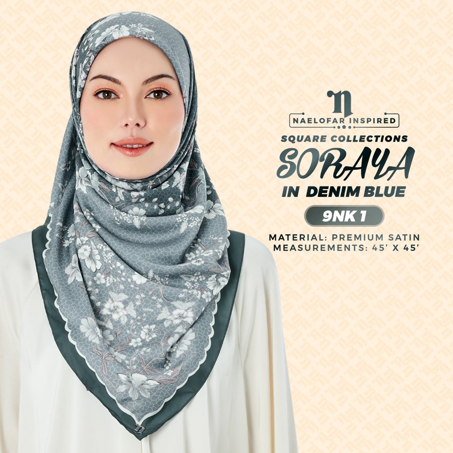 Naelofar Inspired Soraya Printed SQ Collection