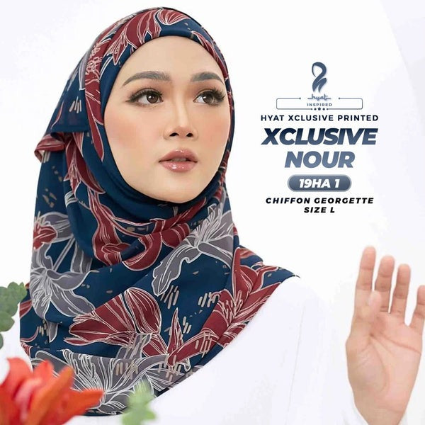 Hyat Hijab Inspired Mix Design Xclusive Instant Collection With Box