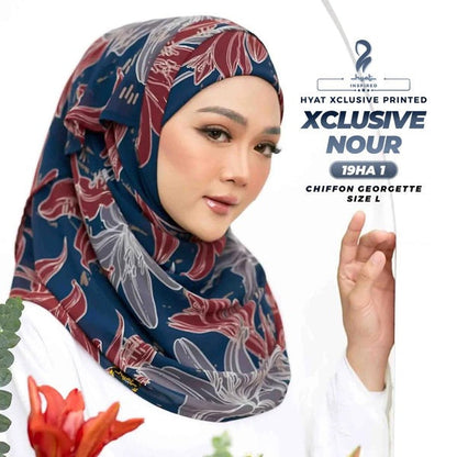 Hyat Hijab Inspired Mix Design Xclusive Instant Collection With Box