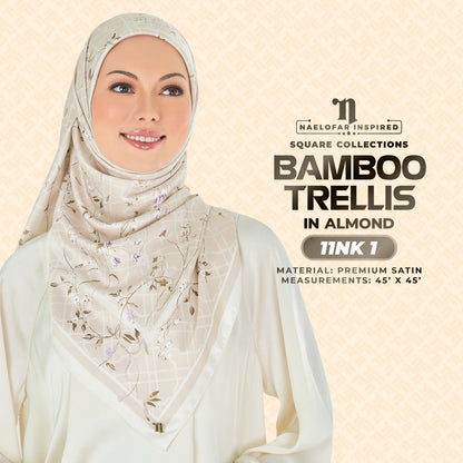 Naelofar Inspired Bamboo Trellis SQ Collection