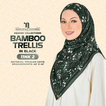 Naelofar Inspired Bamboo Trellis SQ Collection