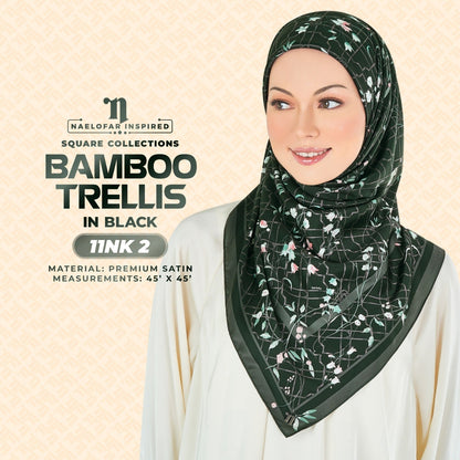 Naelofar Inspired Bamboo Trellis SQ Collection