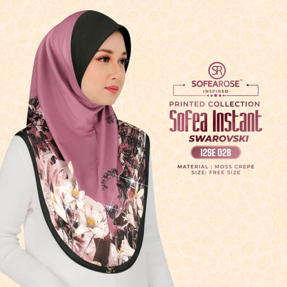 Sofearose Printed Instant Sarung Swarovski Collection