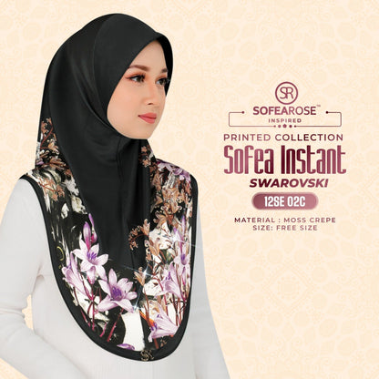 Sofearose Printed Instant Sarung Swarovski Collection