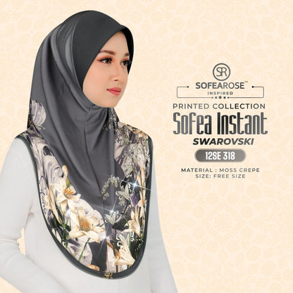 Sofearose Printed Instant Sarung Swarovski Collection