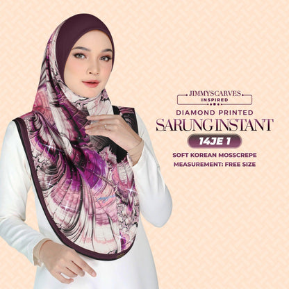 Jimmy Scarves Inspired - Instant Sarung Diamond Printed