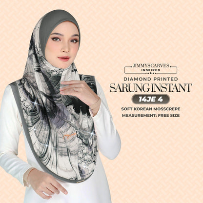 Jimmy Scarves Inspired - Instant Sarung Diamond Printed