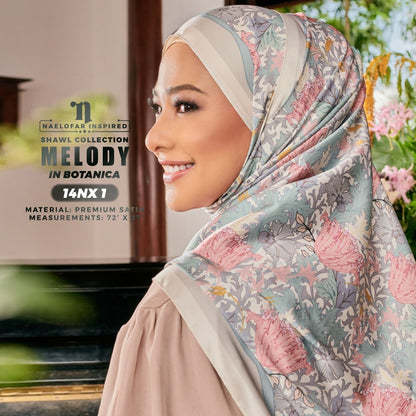 Naelofar Inspired Melody Printed Shawl Collection