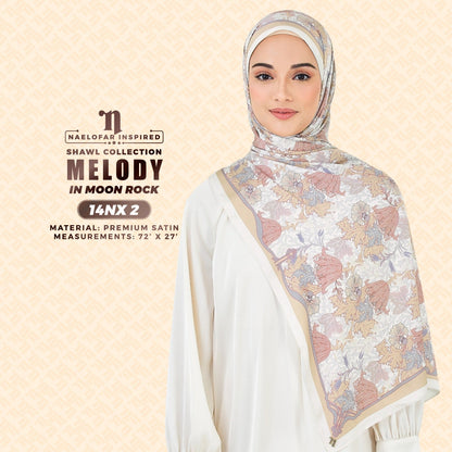 Naelofar Inspired Melody Printed Shawl Collection