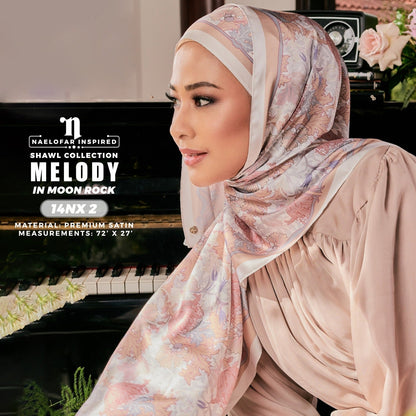 Naelofar Inspired Melody Printed Shawl Collection