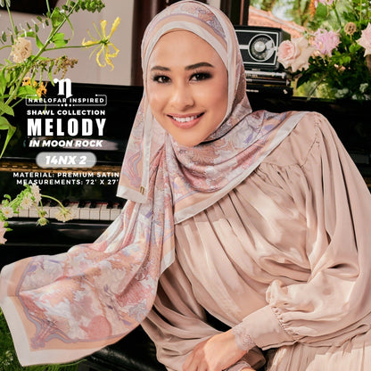 Naelofar Inspired Melody Printed Shawl Collection