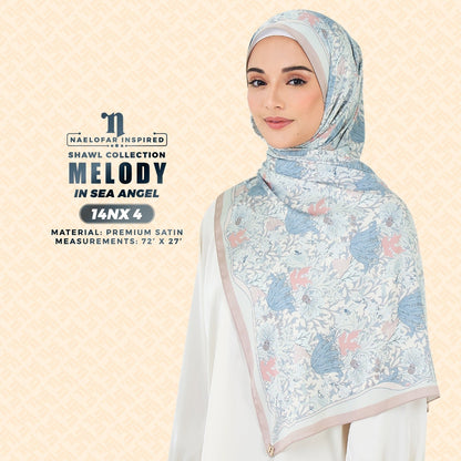 Naelofar Inspired Melody Printed Shawl Collection