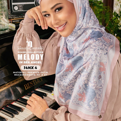 Naelofar Inspired Melody Printed Shawl Collection